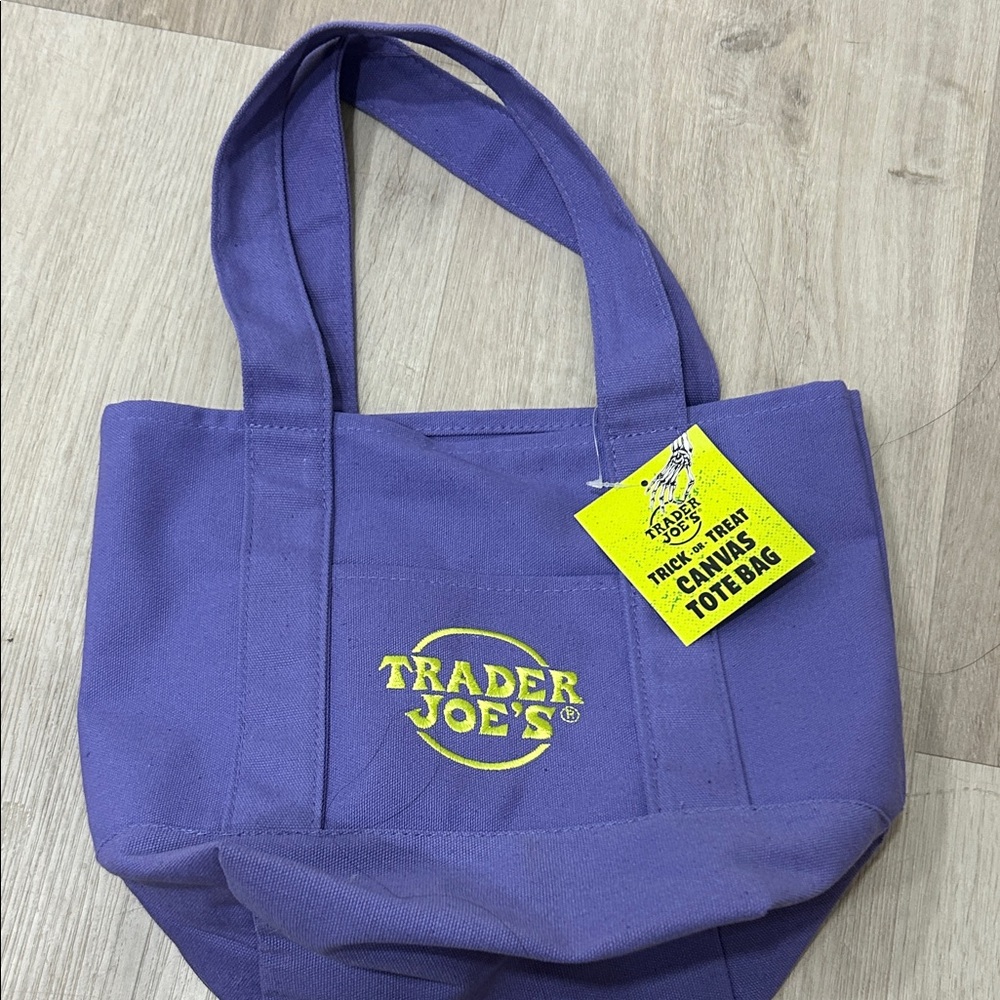 Trader Joe’s Purple Canvas Tote Bag
